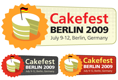 CakeFest Berlin 2009 Badges